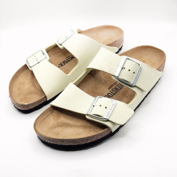 Birkenstock Shoes - Birkenstock Women’s Sandals Heritage Normcore Green Minimal Leather Comfort Sz 9